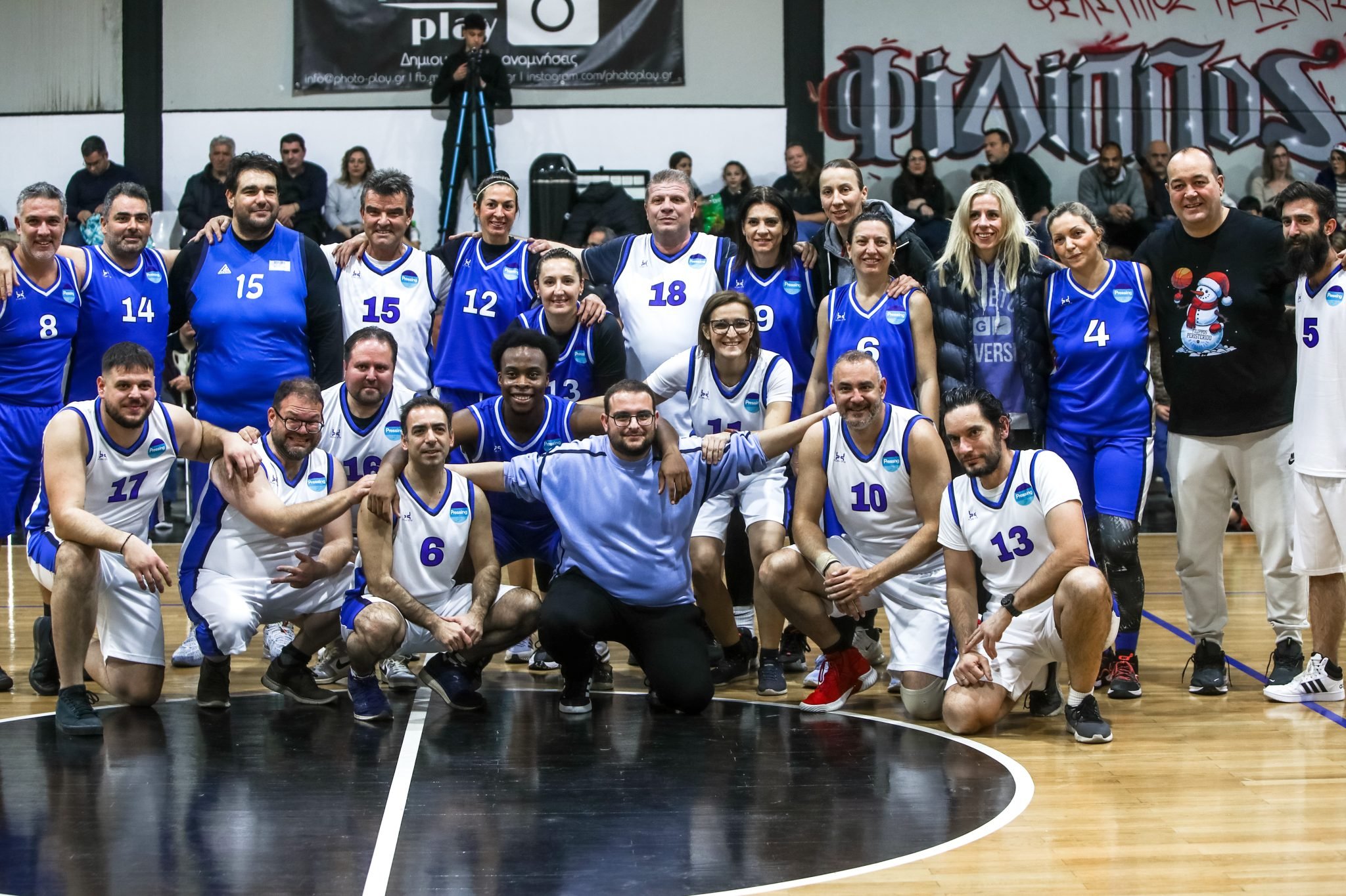 Τρίποντα αλληλεγγύης από την Pressing Team και τον Φίλιππο Περιστερίου προς τιμήν της Εβίνα Μάλτση