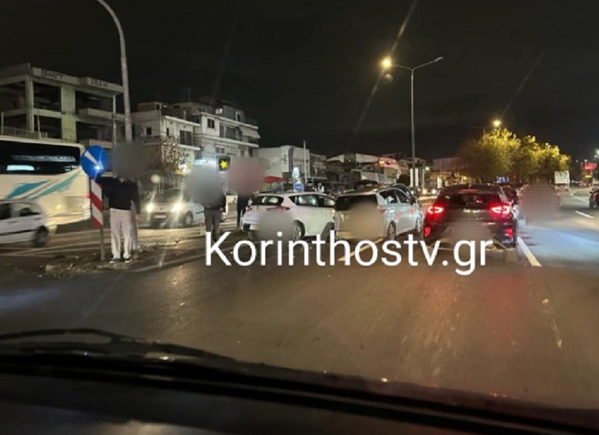 Καραμπόλα πέντε οχημάτων στη Λεωφόρο Αθηνών στο Χαϊδάρι