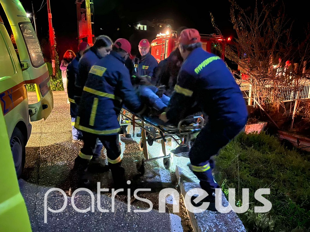 Ηλεία: Διασωληνωμένος ο οδηγός που εισέβαλε σε αυλή σπιτιού