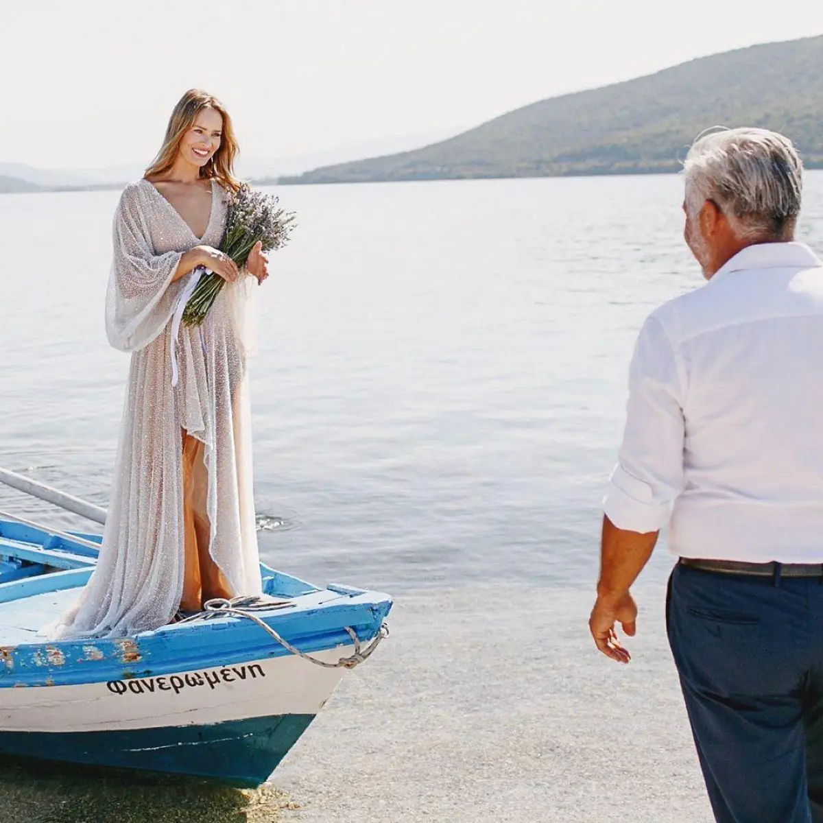 Γάμος Χριστόπουλου και Μπραντ