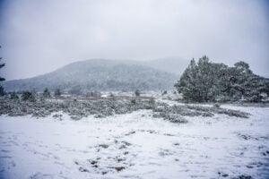 Χιόνια στη Λέσβο