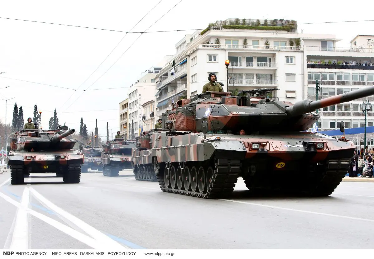 Τα τανκς στην παρέλαση της 25ης Μαρτίου